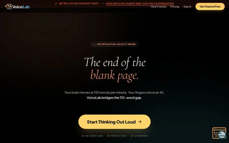 Screenshot of VoiceLab