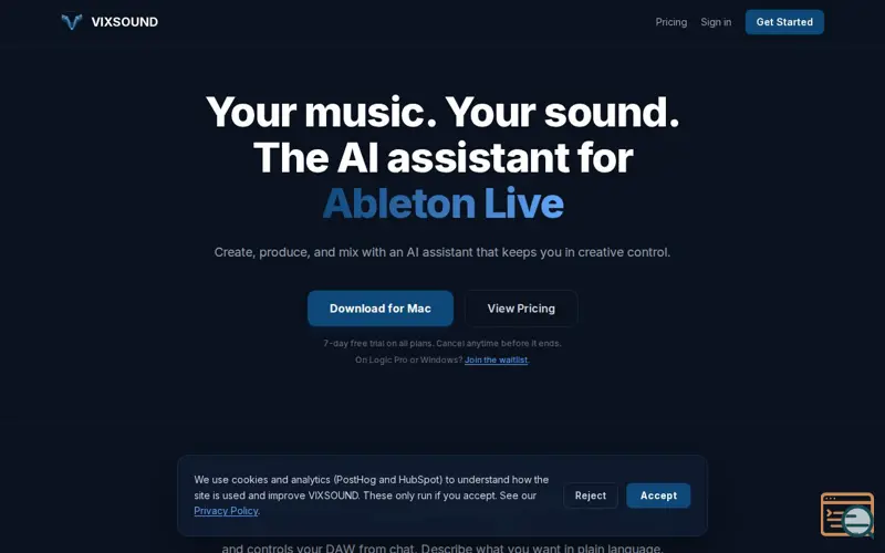 Screenshot of VixSound