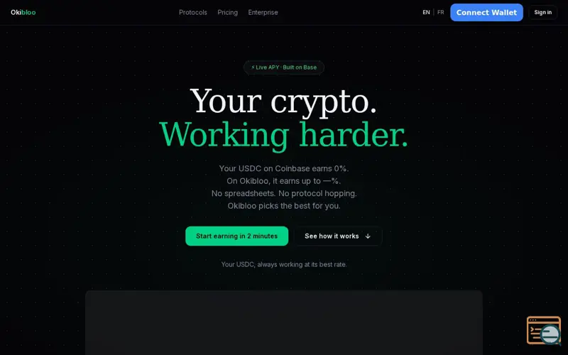 Screenshot of Okibloo