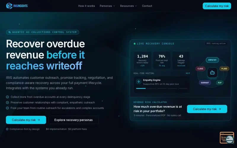 Screenshot of IRIS Insights