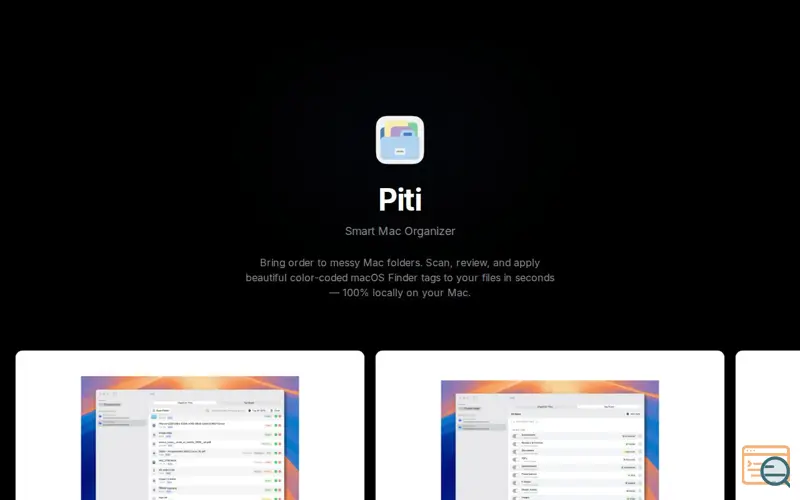 Screenshot of Piti: Smart File Organizer