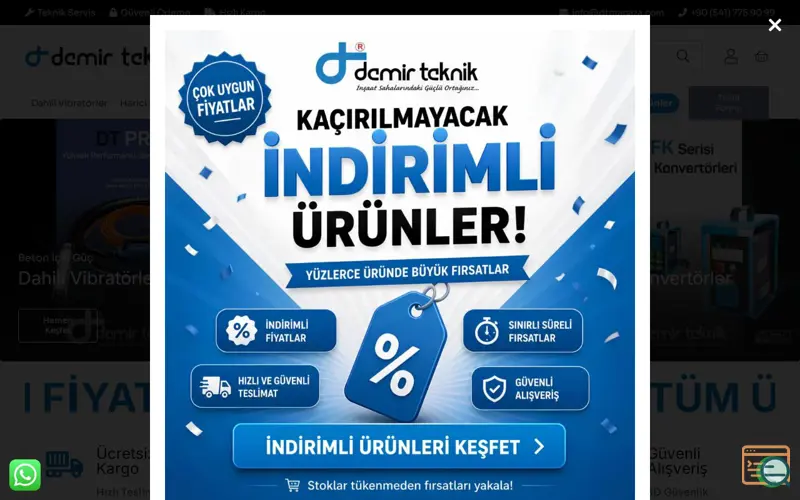 Screenshot of DT Mağaza