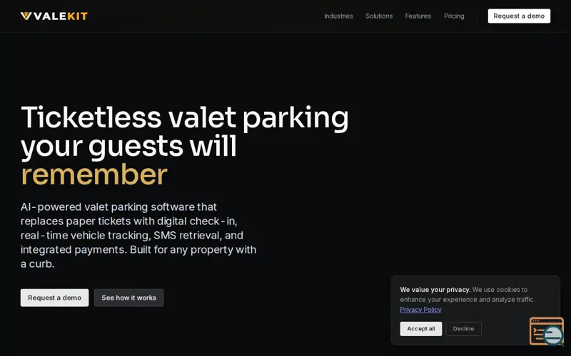 Screenshot of ValeKit