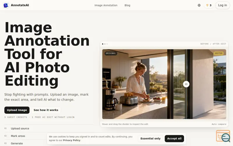 Screenshot of Image Annotation Tool