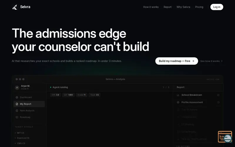 Screenshot of Selvra