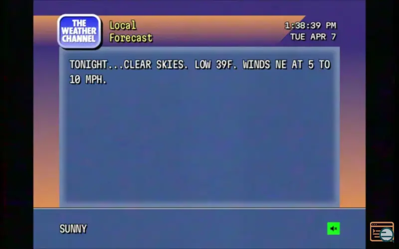 Screenshot of RetroCast Now by The Weather Channel, a launch using Smartsheet