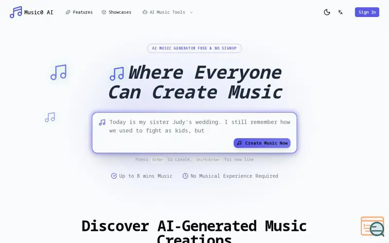 Screenshot of Music0