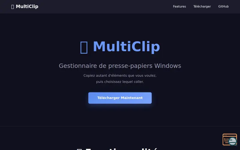 Screenshot of  MultiClip