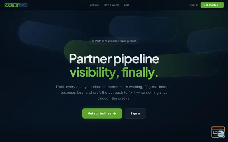 Screenshot of SoundGTM