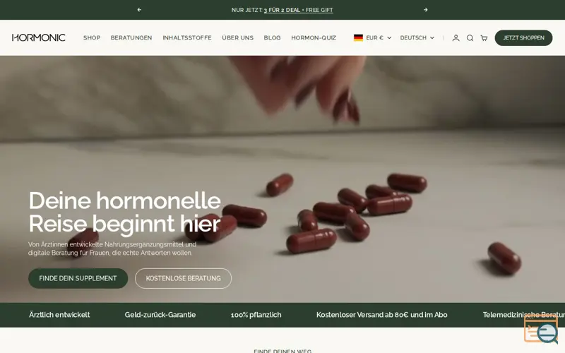 Screenshot of Hormonic