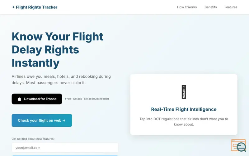 Screenshot of Flight Rights