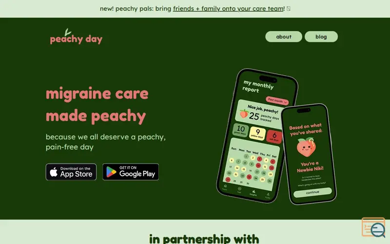 Screenshot of Peachy Day