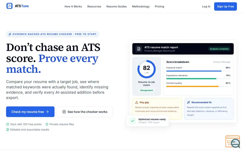 Screenshot of ATSTune