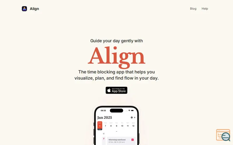 Screenshot of Align