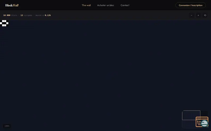 Screenshot of BlockWall 