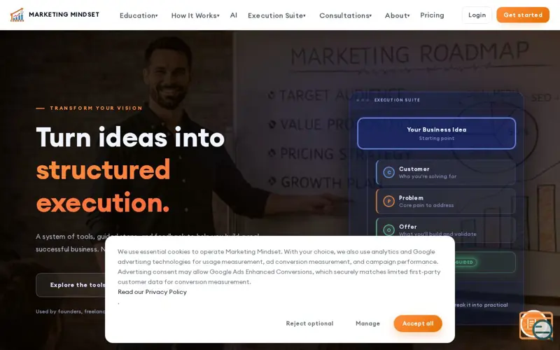 Screenshot of Marketing Mindset