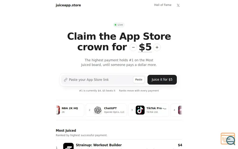 Screenshot of Juice — Independent iOS App Rankings