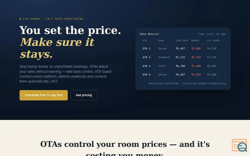Screenshot of OTA Guard