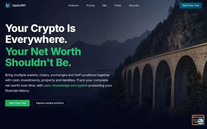 Screenshot of UpdraftFi