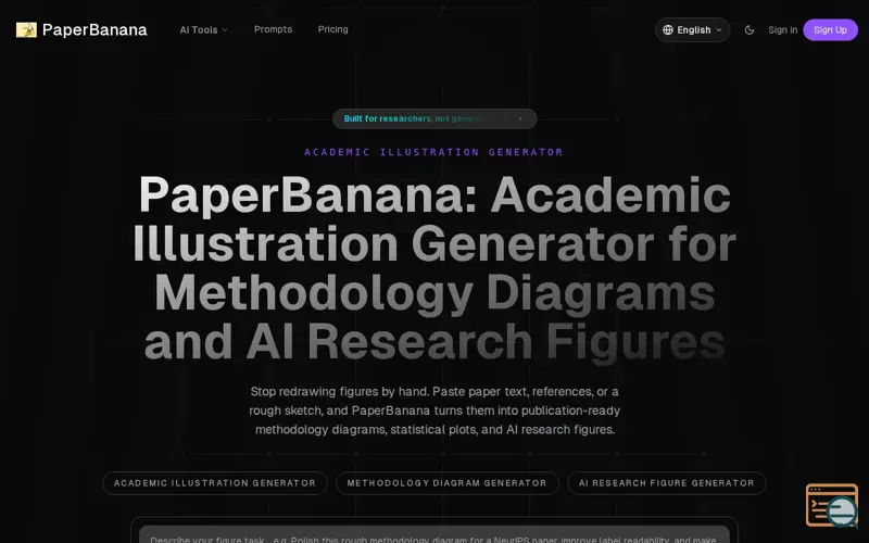 Screenshot of Paper Banana, a launch using SimilarLabs