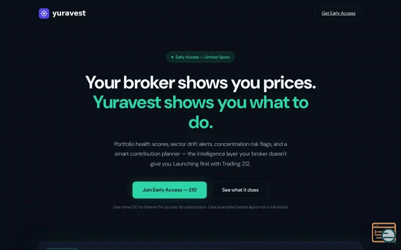Screenshot of Yuravest