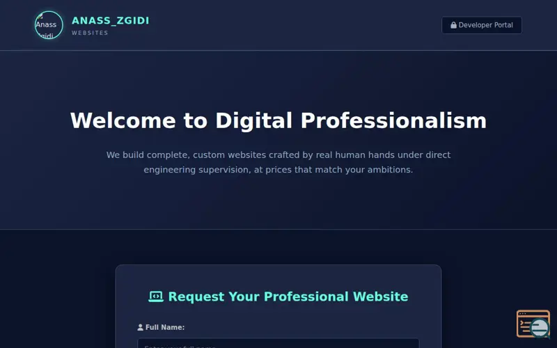 Screenshot of Anass Zgidi