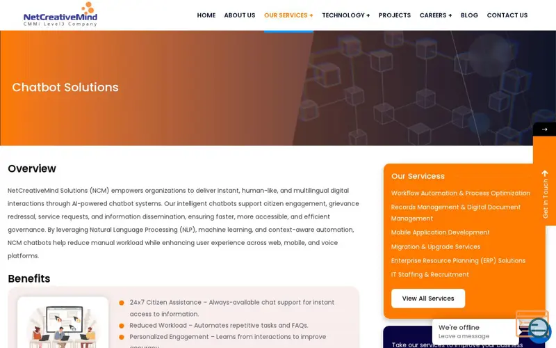 Screenshot of Netcreativemind