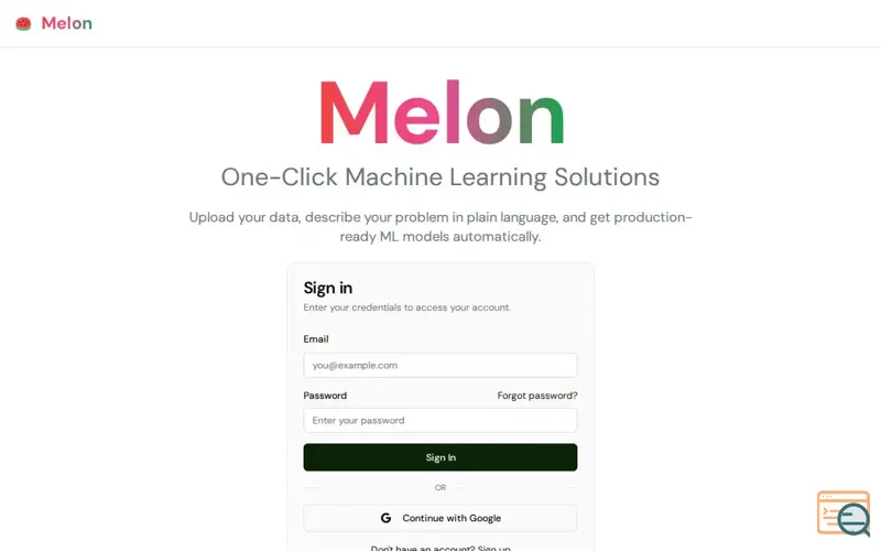 Screenshot of Melon