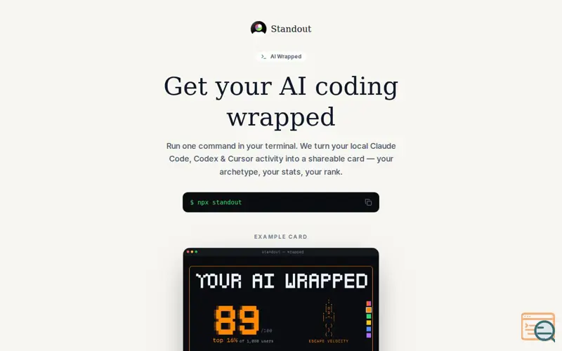 Screenshot of Your AI wrapped, a launch using Bito