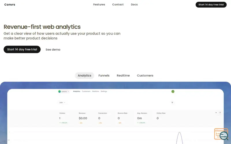 Screenshot of Convrs