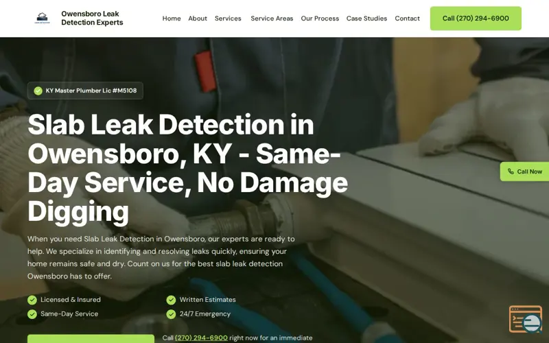 Screenshot of 24/7 Expert Plumbers