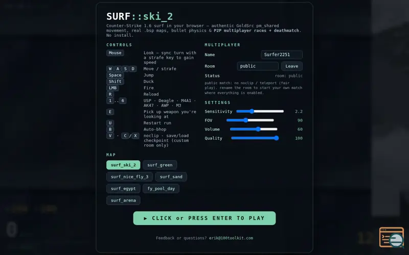 Screenshot of Surfski2