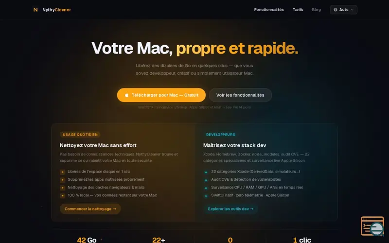 Screenshot of NythyCleaner