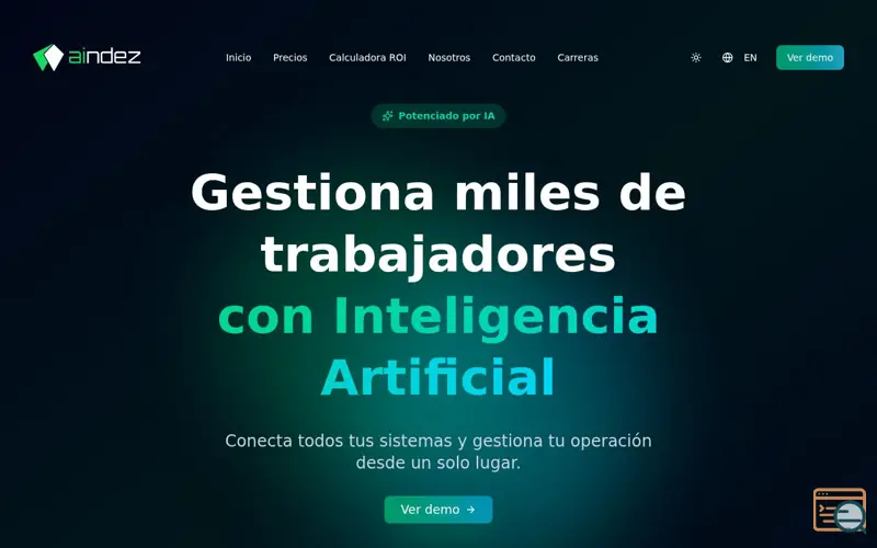Screenshot of Aindez