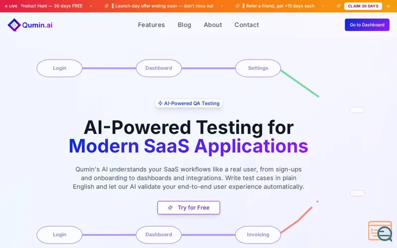 Screenshot of Qumin.ai