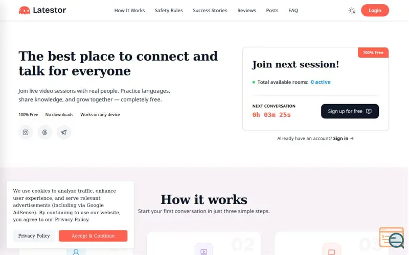 Screenshot of Latestor
