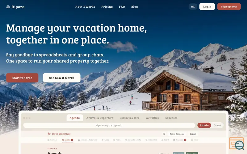 Screenshot of Ripazo, a launch using Appalist