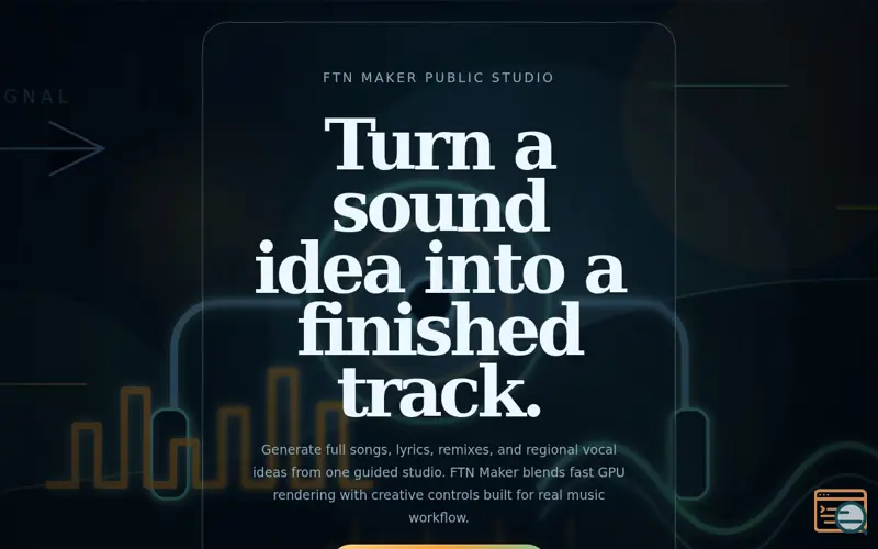 Screenshot of FTN Maker