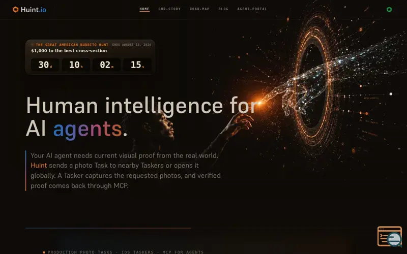 Screenshot of Huint