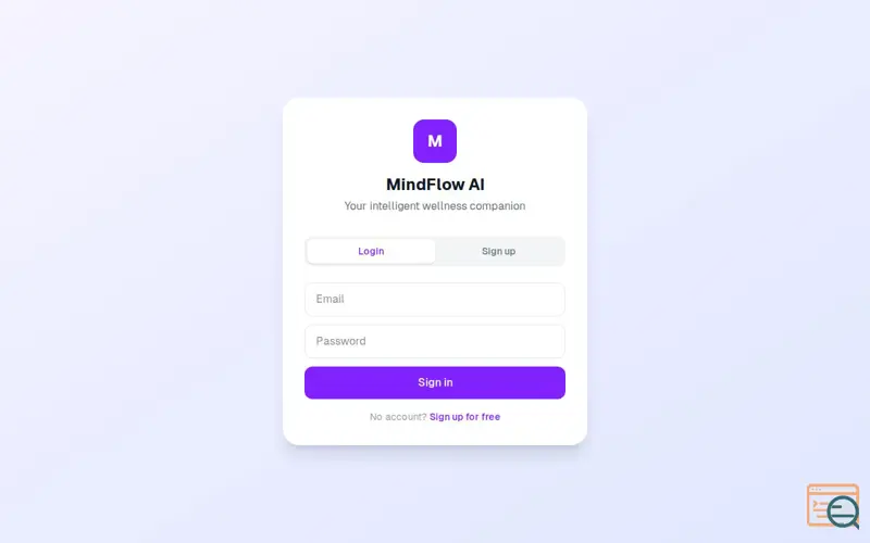 Screenshot of MindFlow AI