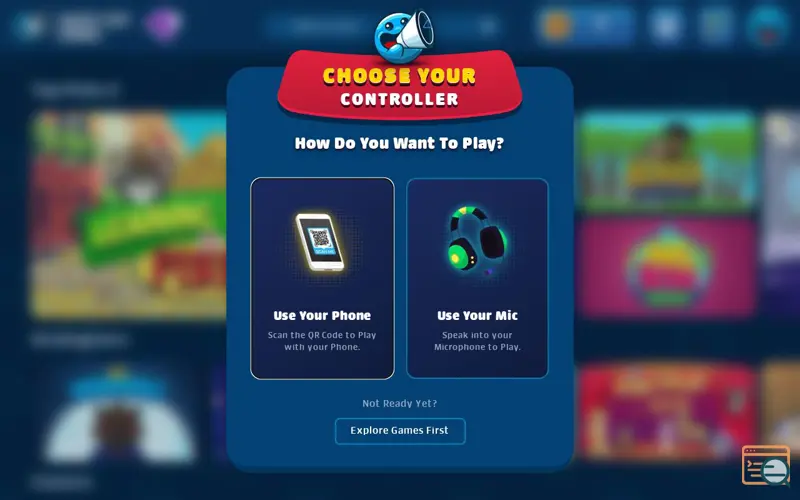 Screenshot of Shout Out Games