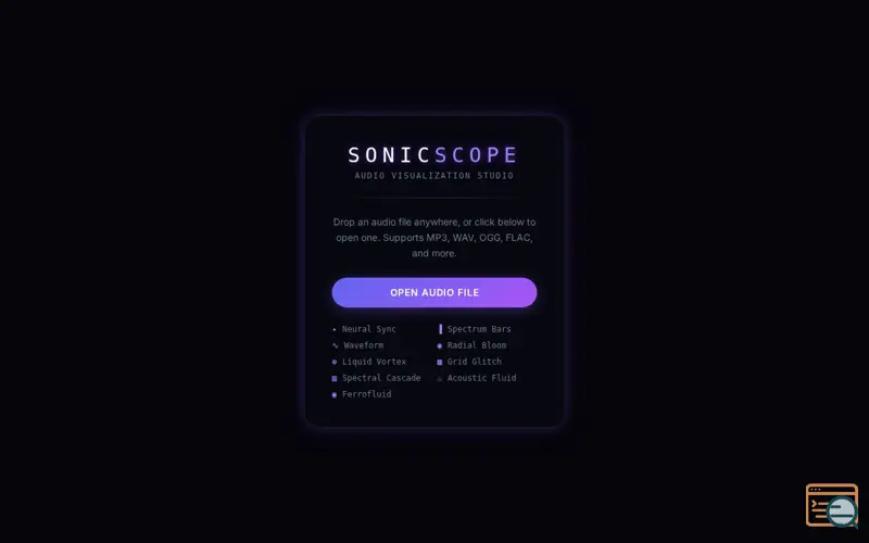 Screenshot of Audio Visualization