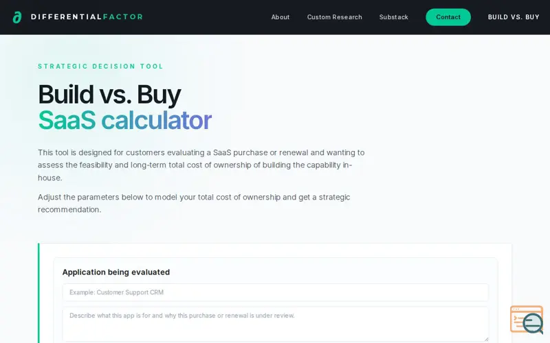 Screenshot of Differential Factor BvB