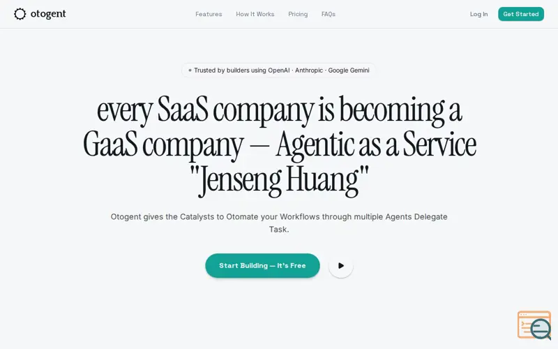 Screenshot of Otogent 