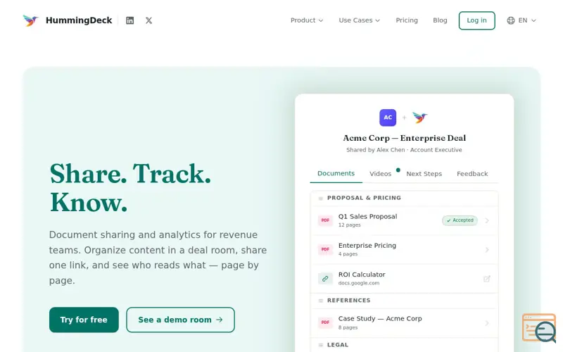 Screenshot of HummingDeck