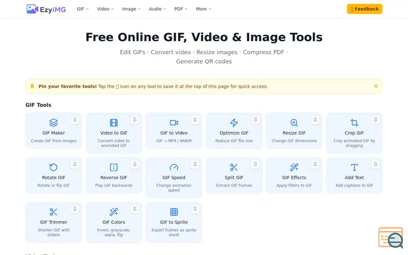 Screenshot of EzyIMG