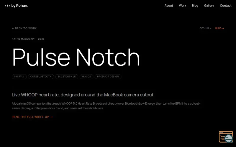 Screenshot of Pulse Notch
