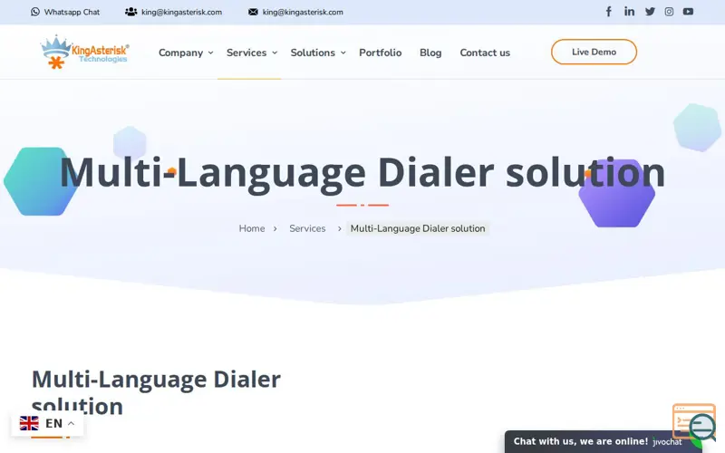 Screenshot of Multi-Language VICIdial Theme