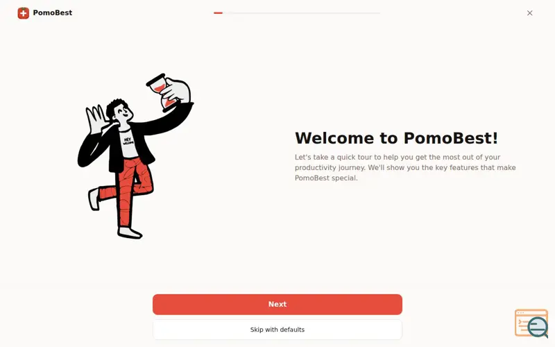 Screenshot of PomoBest