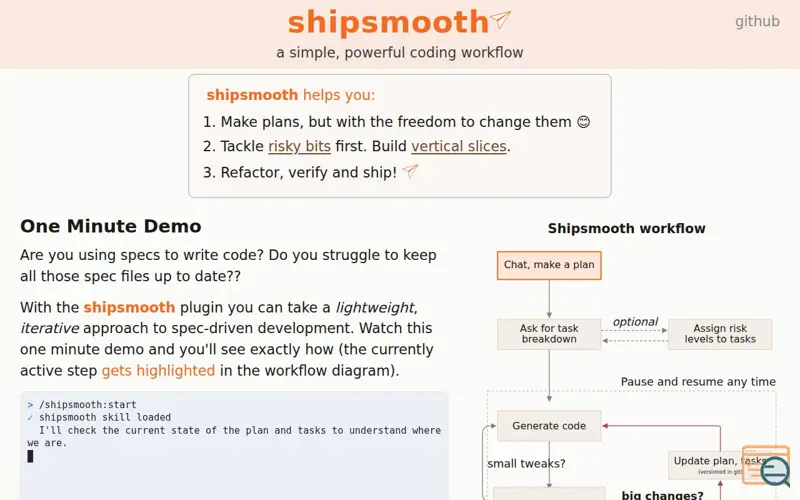 Screenshot of Shipsmooth